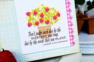 Seeds You Plant card detail