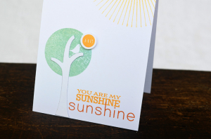 You are my Sunshine detail