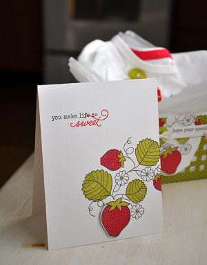 Strawberry Patch Card