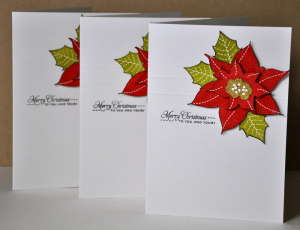 Poinsettia cards