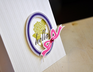 Hello Hydrangea Frame Detail