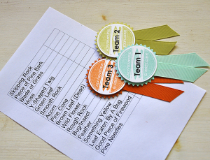 Summer Camp Scavenger Hunt List & Badges