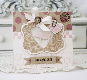 Hogs and Kisses Card