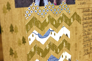 Girl Scout Camp Scrapbook Page - detail