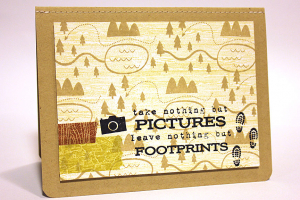 Pictures & Footprints Card