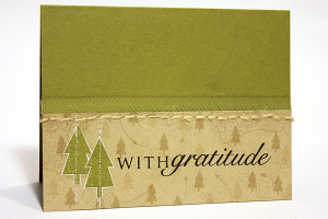 Woodsy Gratitude Card