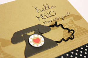 Hello Hello Card - detail