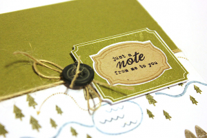 Just a Note Card - detail