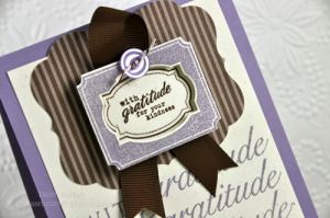 With Gratitude detail