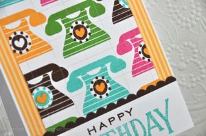 Happy Birthday detail