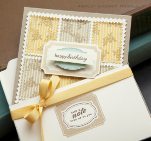 Happy Birthday Wallpaper Frame + Pocket Envelope
