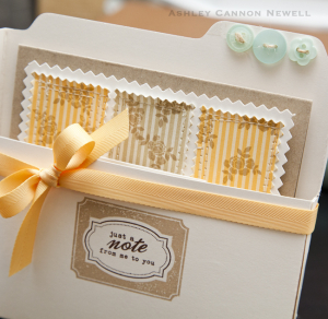 Happy Birthday Wallpaper Frame + Pocket Envelope Detail