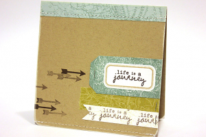 Life is a Journey Tag Card