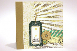 Best Wishes Tag Card