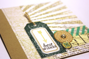 Best Wishes Tag Card - detail