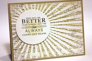 The Sun Comes Again Card