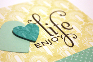 Enjoy Life Card - detail