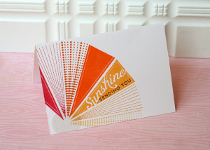 Sending You Sunshine card