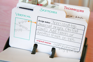 Inside page - sketch sample