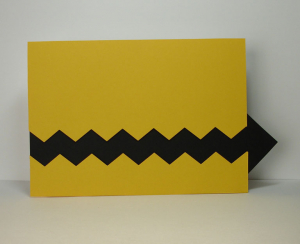 Charlie Brown birthday card (front closed)