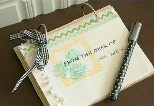 'From the Desk Of' Notepad