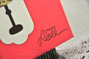 You're a Doll detail