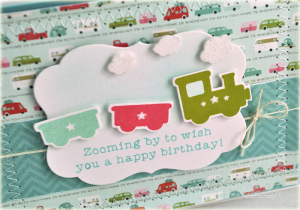 Happy Birthday Choo Choo detail