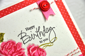 Happy Birthday detail