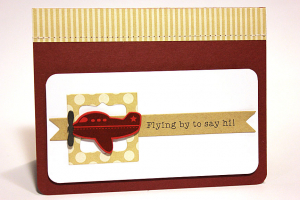 Flying By to Say Hi Card