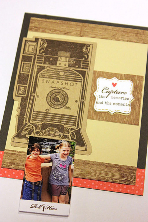 Snapshot of Memories Card - detail