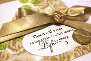 Life is Sweet Card - detail