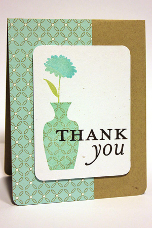 Thank You Flower Card