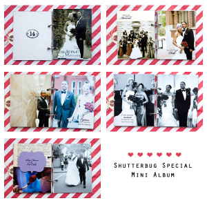 Wedding Mini Album Pages