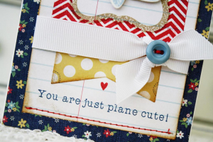 Plane Cute Card