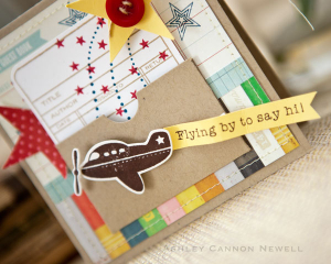 Flying By to Say Hi Card Detail