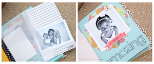 Just Us Mini Album Page Details