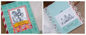 Just Us Mini Album Page Details