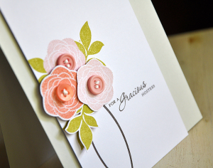 For A Gracious Hostess Card Detail