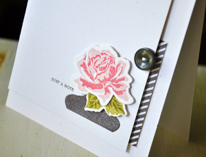 Just A Note Card Detail