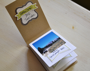 Our Adventures Photo Flip Book Inside