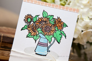 Autumn Blessings card detail