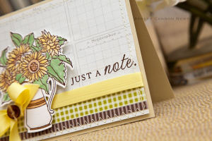 Just a Note card detail