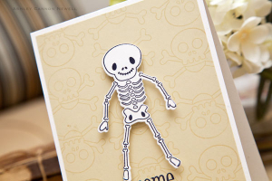 Come As You Aren't Halloween Invitation detail