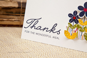 Thanks for the wonderful meal card