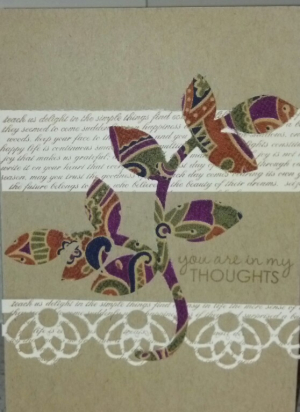 You  are in my thoughts