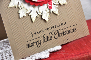 Merry Little Christmas detail