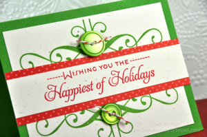 Happiest of Holidays detail