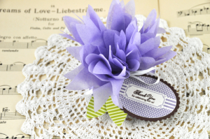 Baby Shower party favor flower