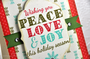 Peace, Love & Joy detail