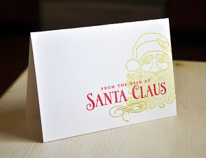 Santa Stationery Certificate